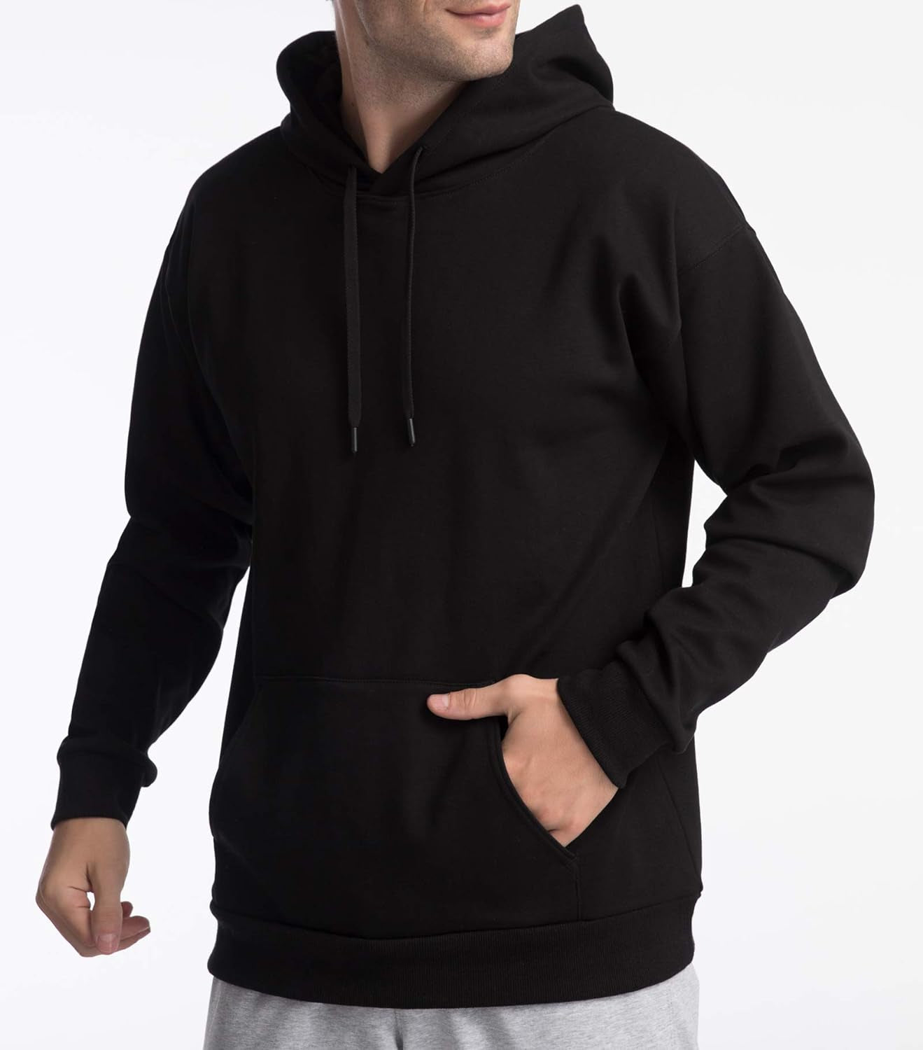 "Ultimate Comfort: Men'S Loose Fit Heavyweight Hoodie with Ultra Soft Fleece and Convenient Pockets"