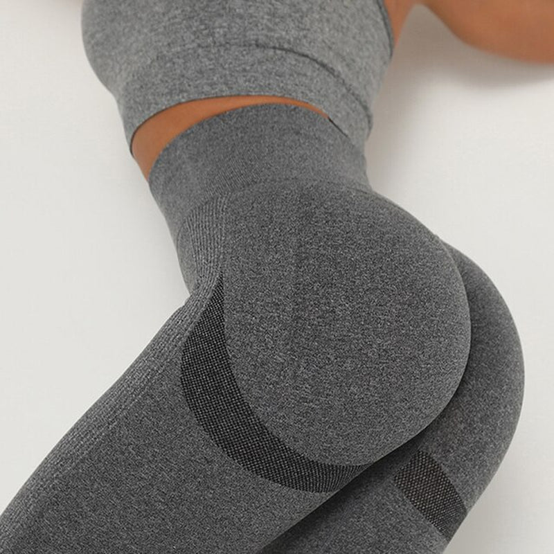 "Ultimate Performance Seamless Sport Leggings - Enhance Your Workout with High Waist Compression and Push-Up Support!"