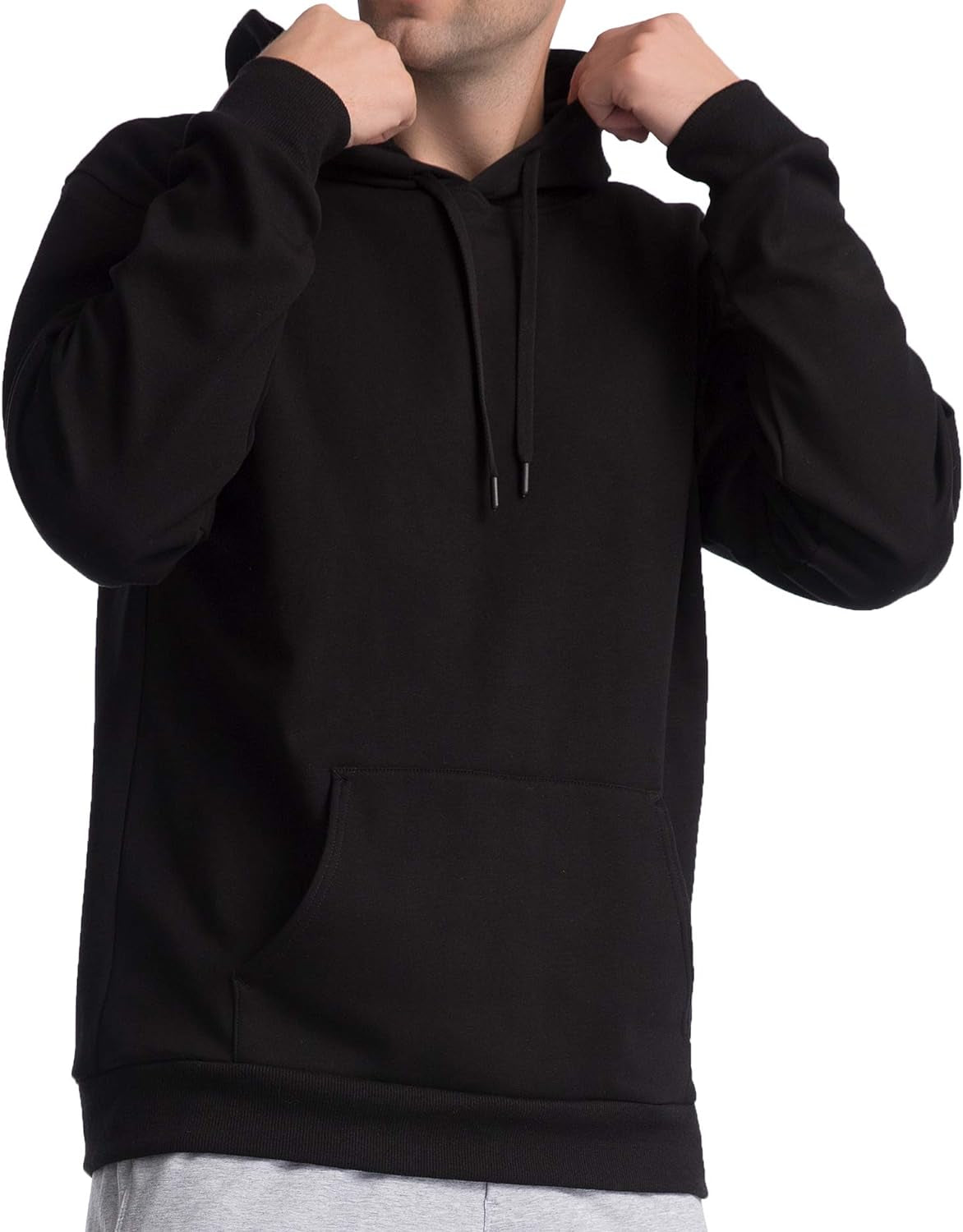 "Ultimate Comfort: Men'S Loose Fit Heavyweight Hoodie with Ultra Soft Fleece and Convenient Pockets"