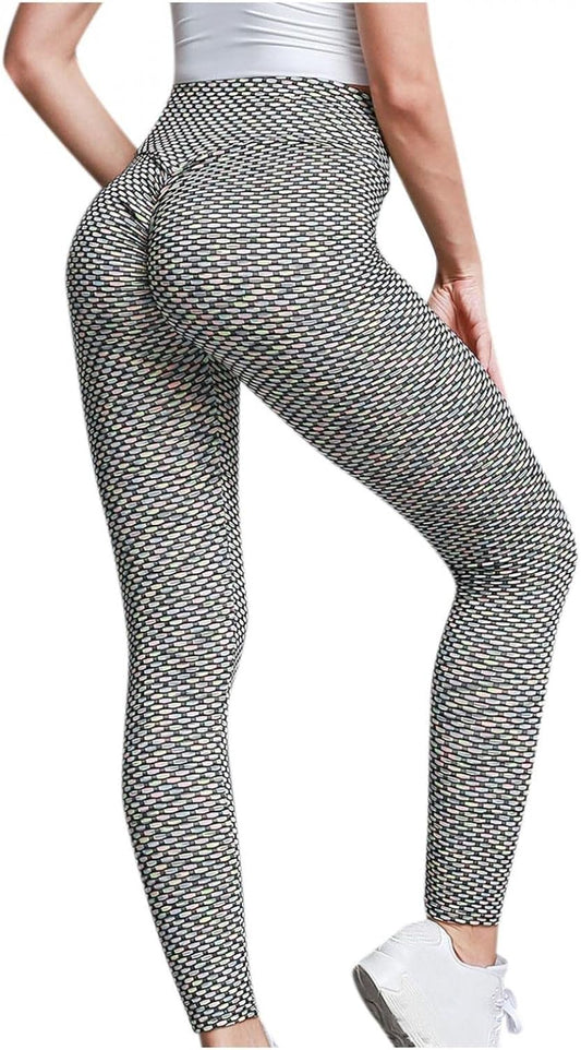 "Enhance Your Curves with Our High-Waisted Butt-Lifting Seamless Leggings - Perfect for Yoga, Running, and Athletic Workouts!"