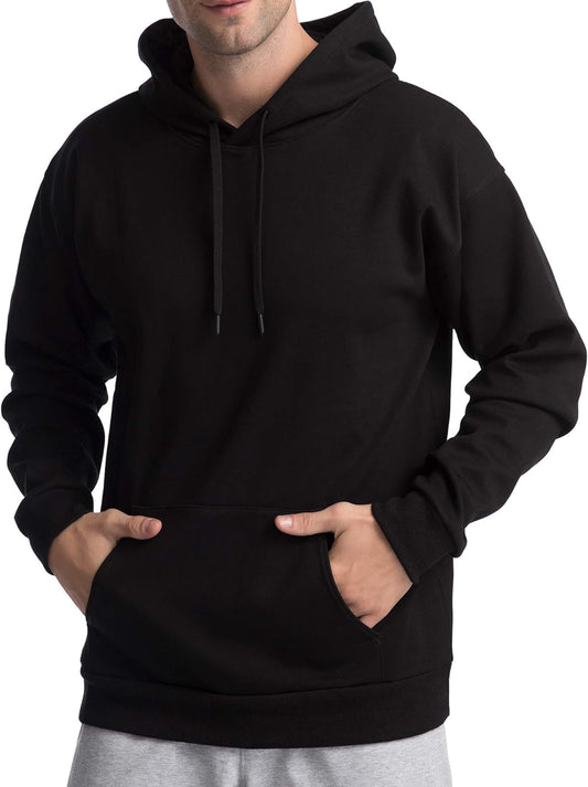 "Ultimate Comfort: Men'S Loose Fit Heavyweight Hoodie with Ultra Soft Fleece and Convenient Pockets"